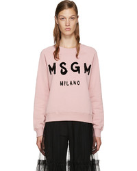Женский розовый свитер от MSGM