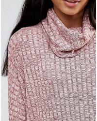 Женский розовый свитер от B.young