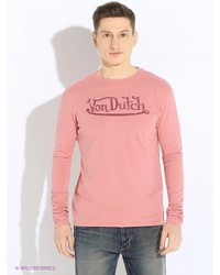 Мужской розовый свитер от Von Dutch