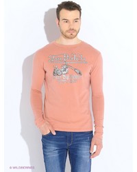 Мужской розовый свитер от Von Dutch