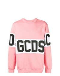 Мужской розовый свитшот с принтом от Gcds