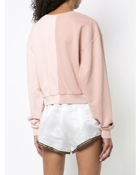 Женский розовый свитшот от Cynthia Rowley