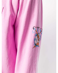 Мужской розовый свитшот от Stussy