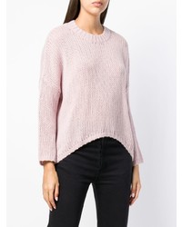 Розовый свободный свитер от Max & Moi
