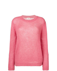Розовый свободный свитер от Masscob