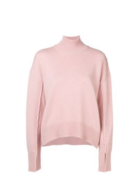 Розовый свободный свитер от MRZ