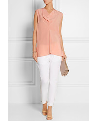 Розовый топ без рукавов от Chloé