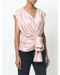 Розовый топ без рукавов от Magda Butrym