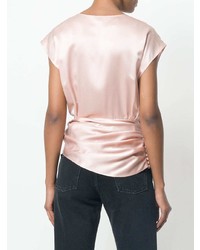 Розовый топ без рукавов от Magda Butrym