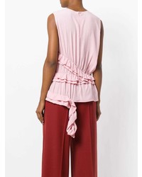 Розовый топ без рукавов от Marni