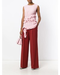 Розовый топ без рукавов от Marni