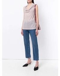 Розовый топ без рукавов от Blanca