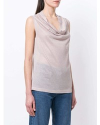 Розовый топ без рукавов от Blanca