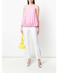 Розовый топ без рукавов от MSGM