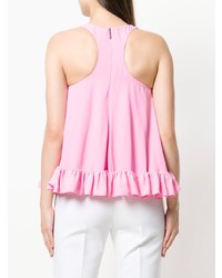 Розовый топ без рукавов от MSGM