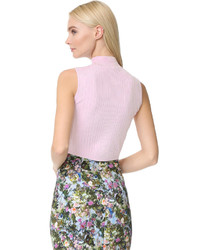 Розовый укороченный топ от Cushnie et Ochs