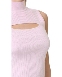 Розовый укороченный топ от Cushnie et Ochs