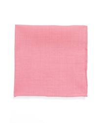 Розовый хлопковый нагрудный платок