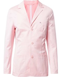 Мужской розовый хлопковый пиджак от Charles Jeffrey Loverboy