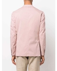 Мужской розовый хлопковый пиджак от Lardini