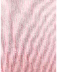 Женский розовый хлопковый шарф от Moschino Cheap & Chic