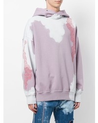 Мужской розовый худи с принтом от Damir Doma