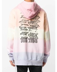 Мужской розовый худи с принтом от Palm Angels