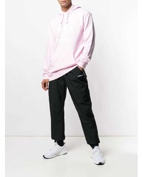 Мужской розовый худи с принтом от adidas