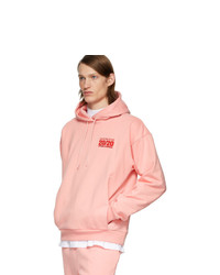 Мужской розовый худи с принтом от Martine Rose