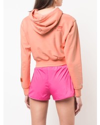 Женский розовый худи с принтом от Heron Preston