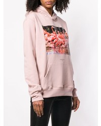 Женский розовый худи с принтом от Ih Nom Uh Nit