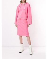 Женский розовый худи от Sjyp