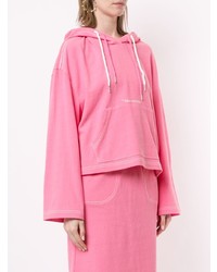 Женский розовый худи от Sjyp