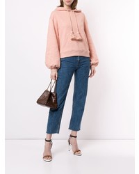 Женский розовый худи от Ulla Johnson