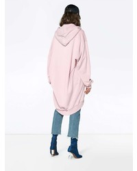 Женский розовый худи от MARQUES ALMEIDA