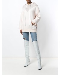 Женский розовый худи от Unravel Project