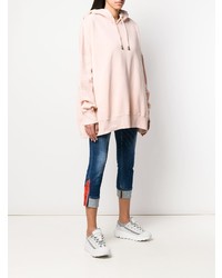 Женский розовый худи от Dsquared2