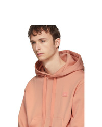 Мужской розовый худи от Acne Studios