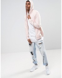 Мужской розовый худи от Asos