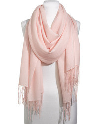 Розовый шарф