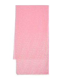 Мужской розовый шарф с принтом от Moschino