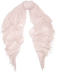 Женский розовый шарф от Chan Luu