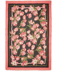 Женский розовый шарф от Dolce & Gabbana