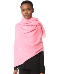 Женский розовый шарф от Kenzo