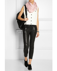 Женский розовый шарф