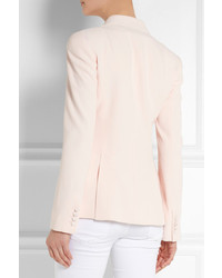 Женский розовый шелковый пиджак от Alexander McQueen