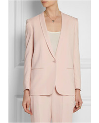 Женский розовый шелковый пиджак от Stella McCartney