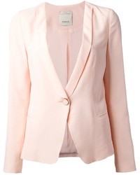 Женский розовый шелковый пиджак от Pinko
