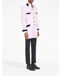 Мужской розовый шелковый пиджак от Maison Margiela