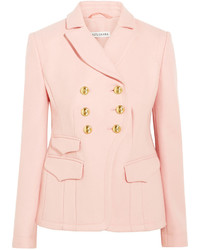 Женский розовый шерстяной пиджак от Altuzarra